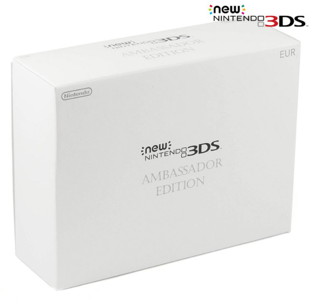 New Nintendo 3DS Ambassador Edition box art for Nintendo 3DS